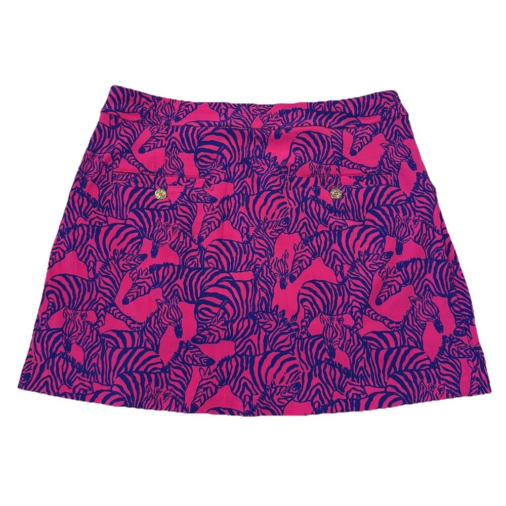 Lilly Pulitzer Kimika Skort Passion Fruit Lil Wild Nights NWT Size 10